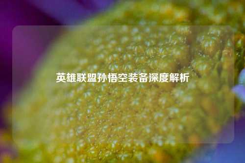 英雄联盟孙悟空装备深度解析