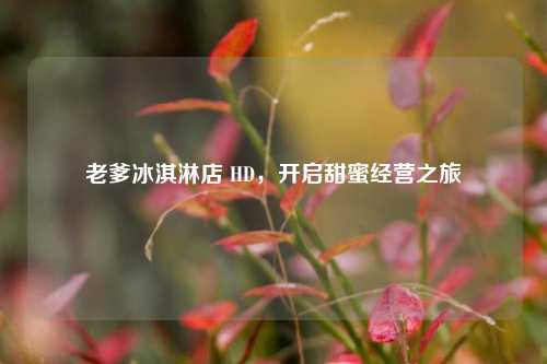 老爹冰淇淋店 HD，开启甜蜜经营之旅